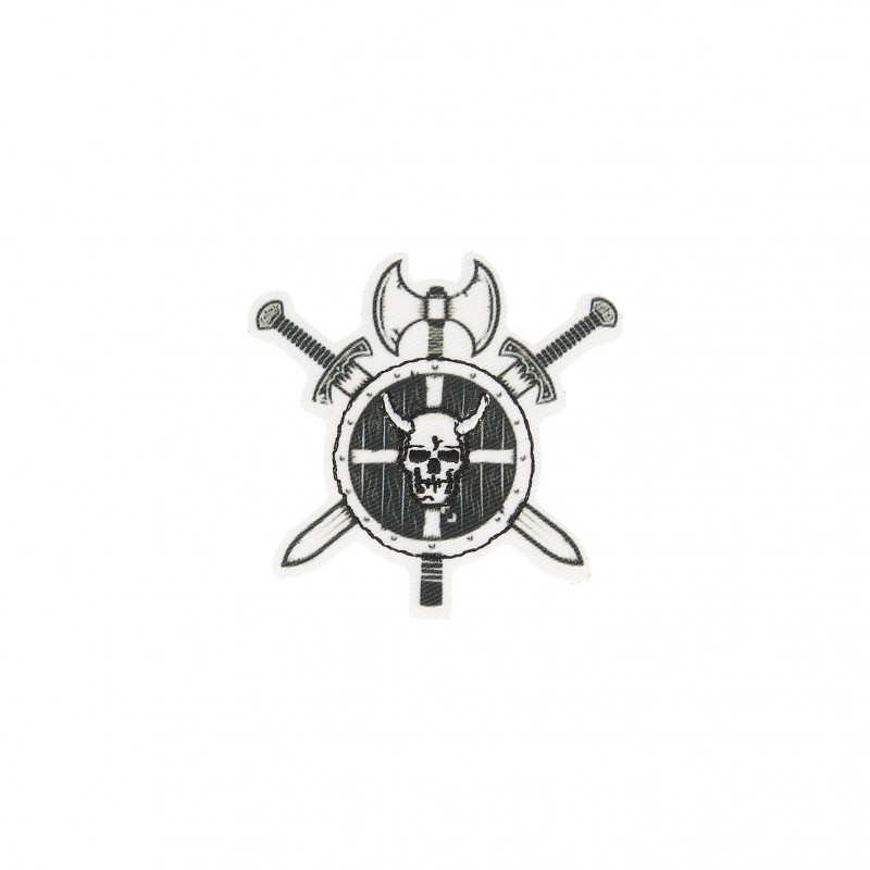Ecussons viking - Tete de mort