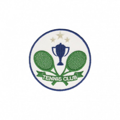 Ecusson blason sport - Tennisclub vert