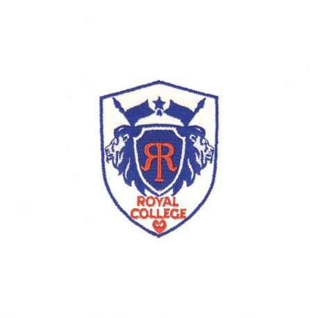 Ecusson royal college - Bleu/blanc