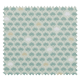 Tissu Imprimé Petite Feuille Fond Vert