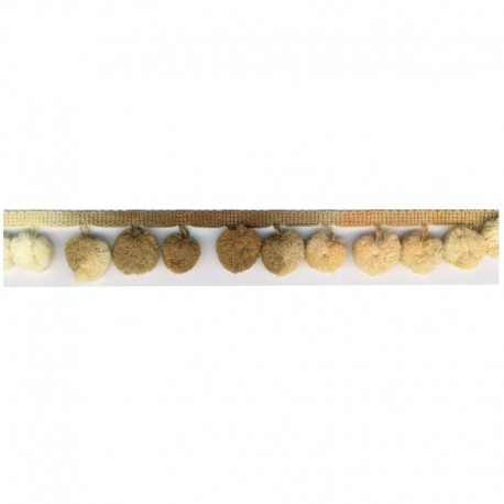 Galon pompons multicolor
