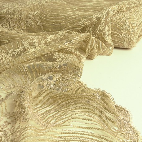 Dentelle paillette