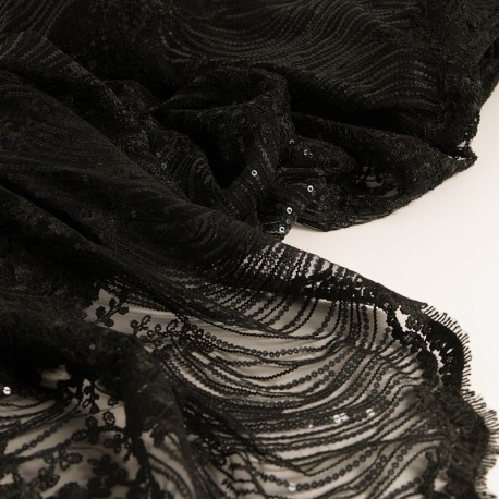 Dentelle paillette