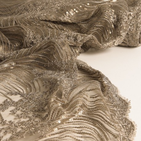 Dentelle paillette