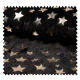 Tissu Fourrure Star Black