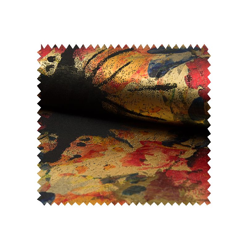 Tissu Monaco Artifice Jaune