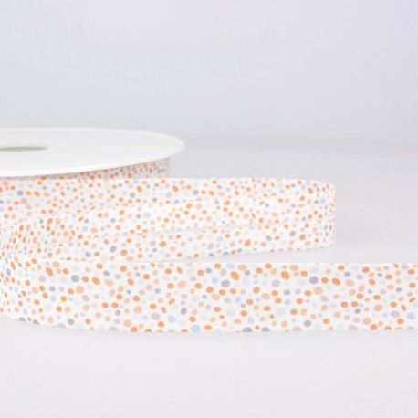 Biais imprimé confettis