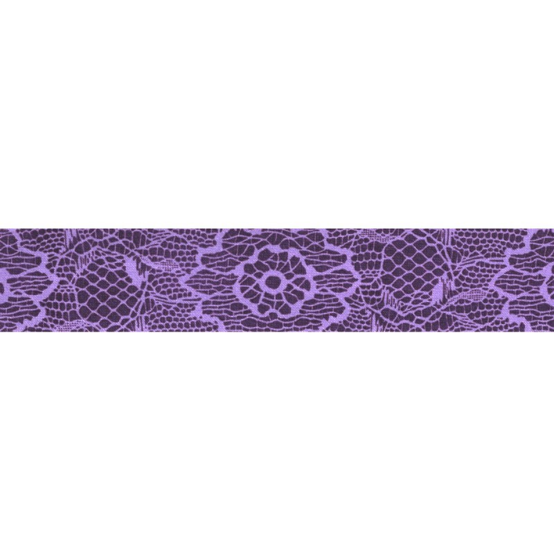 Biais imprime dentelle  89 - 