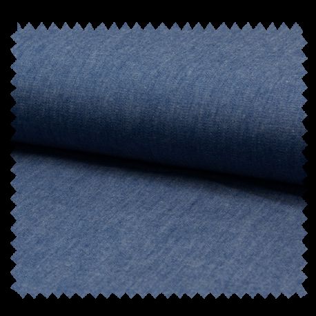 Tissu Chambray Uni Delavé