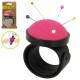 Bracelet porte epingles  Noir/fuchsia - 