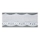 Broderie anglaise 32mm  Blanc - 