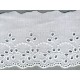 Broderie anglaise 70mm  Blanc - 