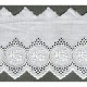 Broderie anglaise 75mm  Blanc - 