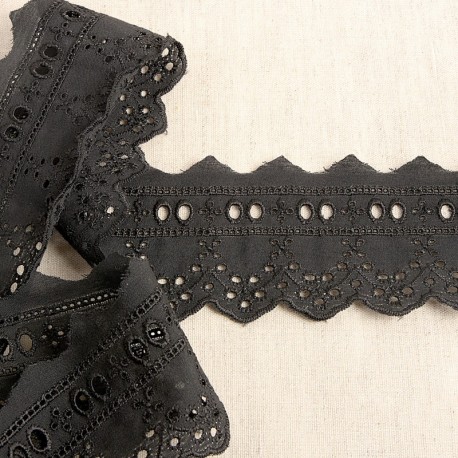 Broderie passe ruban