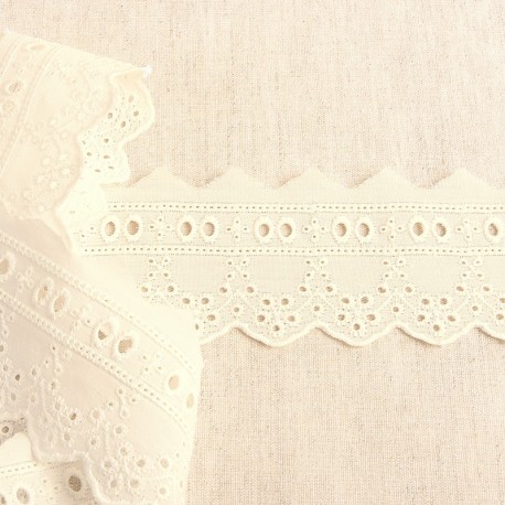 Broderie passe ruban
