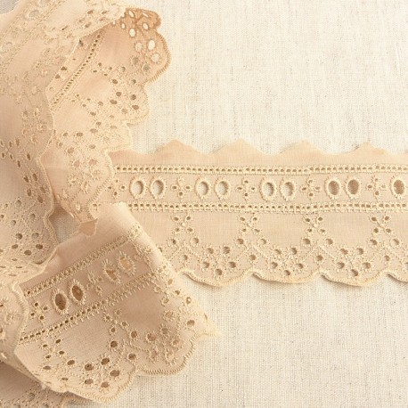 Broderie passe ruban