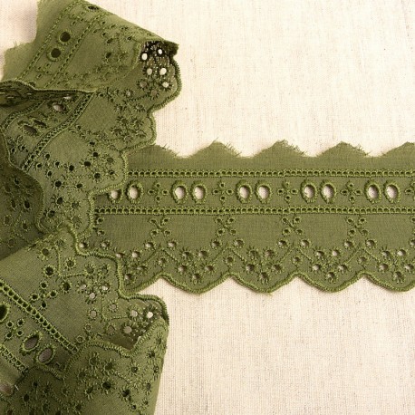 Broderie passe ruban