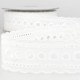 Broderie entre-deux 40 mm  Blanc - 