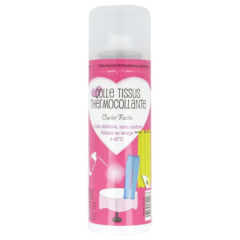 Colle spray ourlet Transparent - - Tissus des Ursules