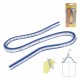 Règle flexible incurvée  Blanc/bleu - 