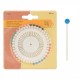 Epingle tête couleur 38mm x 40 pièces