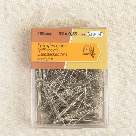 Epingle Acier super fine 400 pièces  Métal 