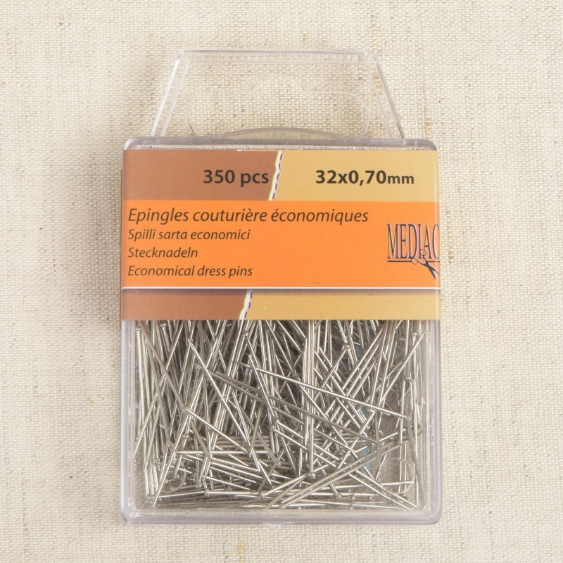 Epingles couturière économique 0,7*32mm - Métal