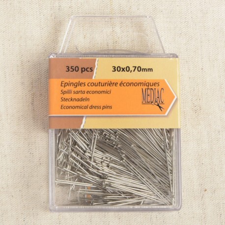 Epingles Couturière économiques 0,7*30mm - Métal
