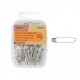 Epingle Sûreté acier 32mm 144 pièces Argent