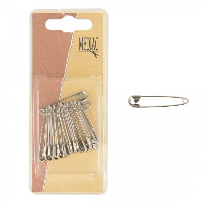 Epingles sûreté 30mm*24 pièces  Argent