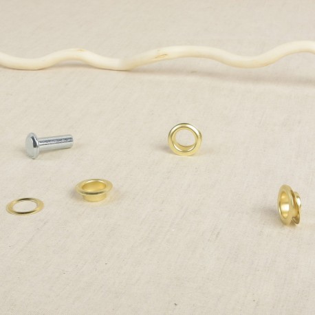 Oeillets Outil 15mm 10 Pièces