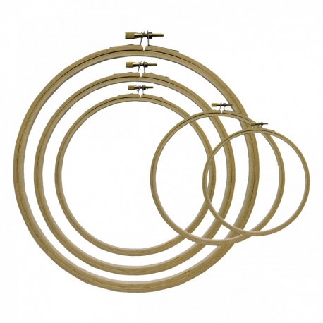 Cercle à Broder Bois 30 cm
