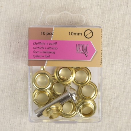 Oeillets Outil 10mm 10 pièces