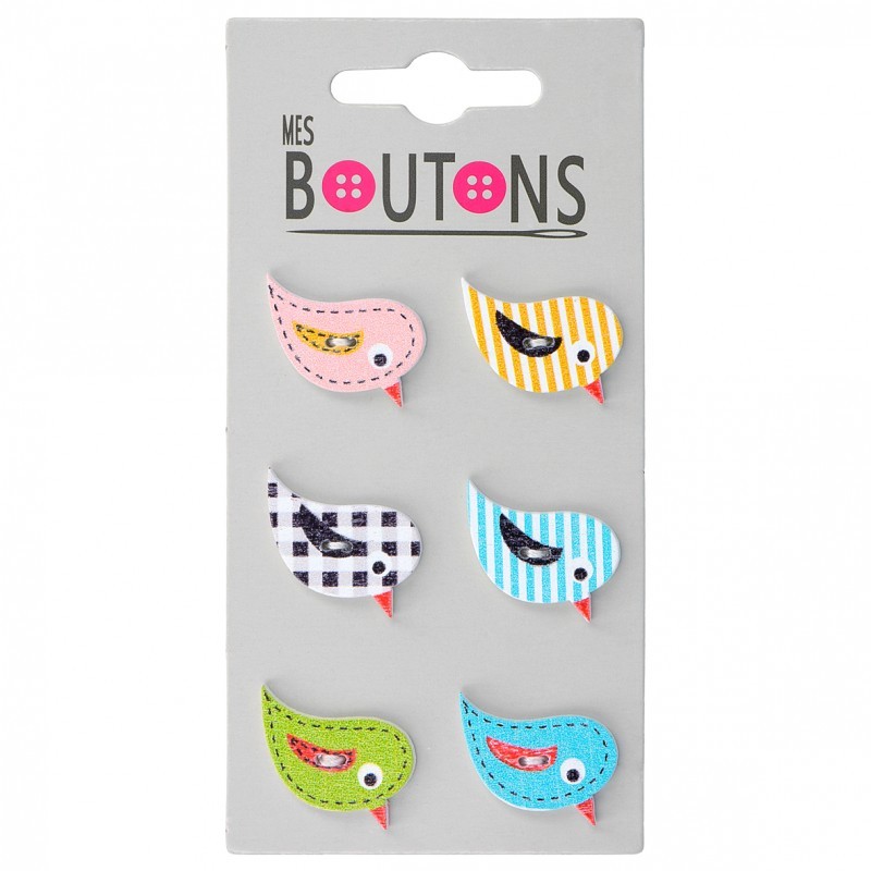 Bouton cuir veritable - Tissus des Ursules