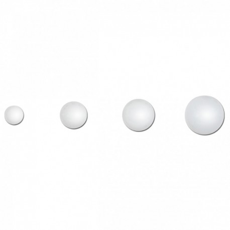 Bouton a queue demi-boule