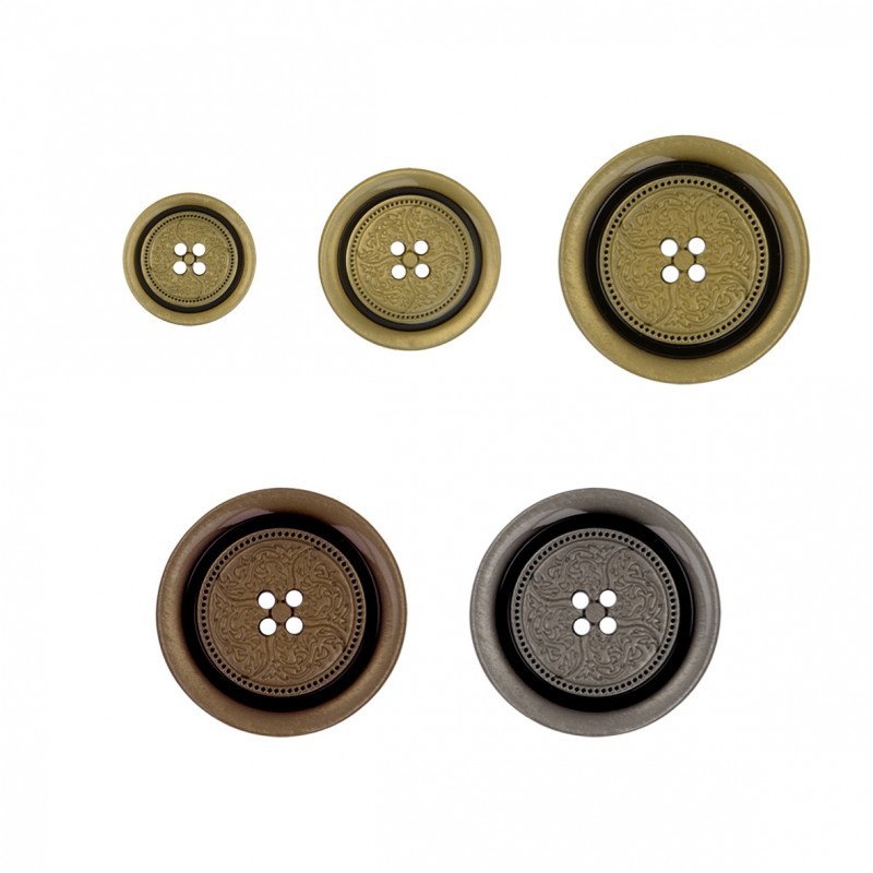 Bouton chic 4 trous