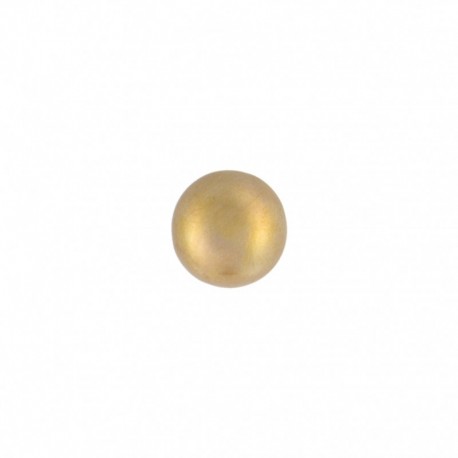 Bouton perle ovale 10mm