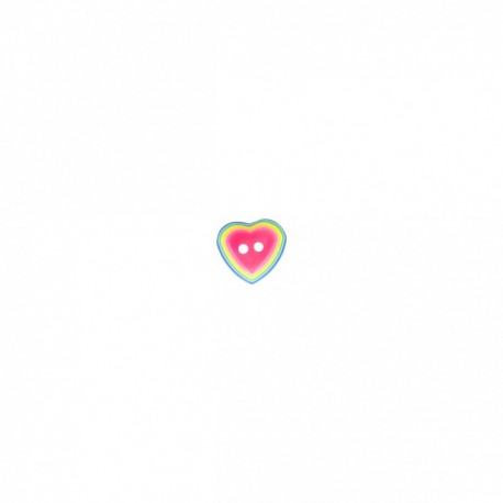 Bouton coeur 3d 14mm