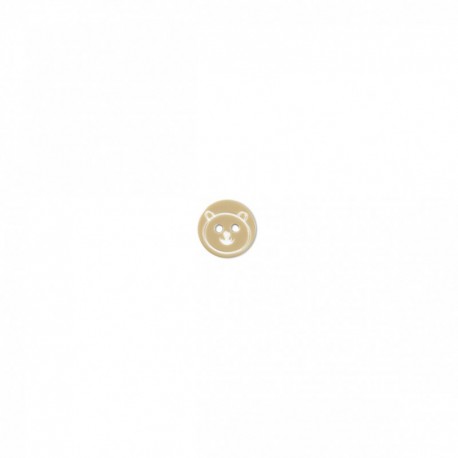 Bouton 2 trous ours