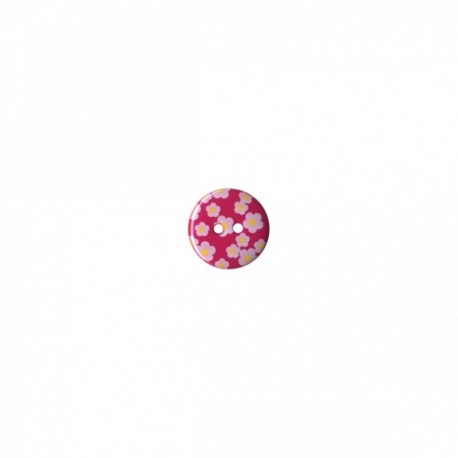 Bouton imprime fleurs 2tr