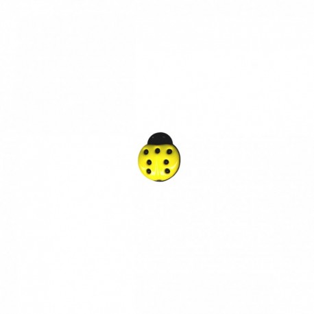 Bouton enfant coccinelle