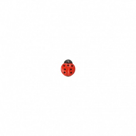Bouton enfant coccinelle