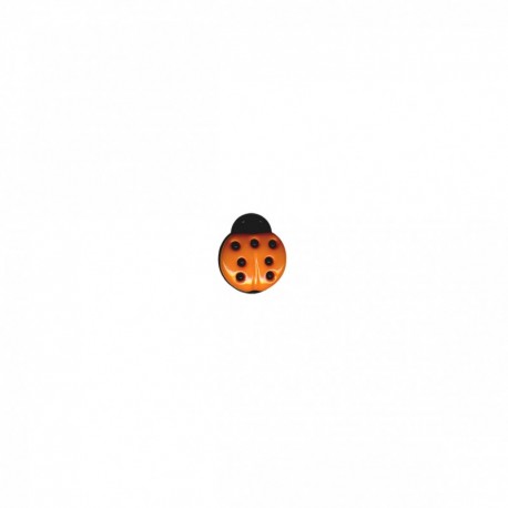 Bouton enfant coccinelle