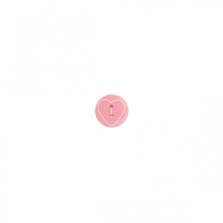 Bouton laser coeur 2trous