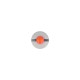 Bouton point rouge  Blanc/rouge - 