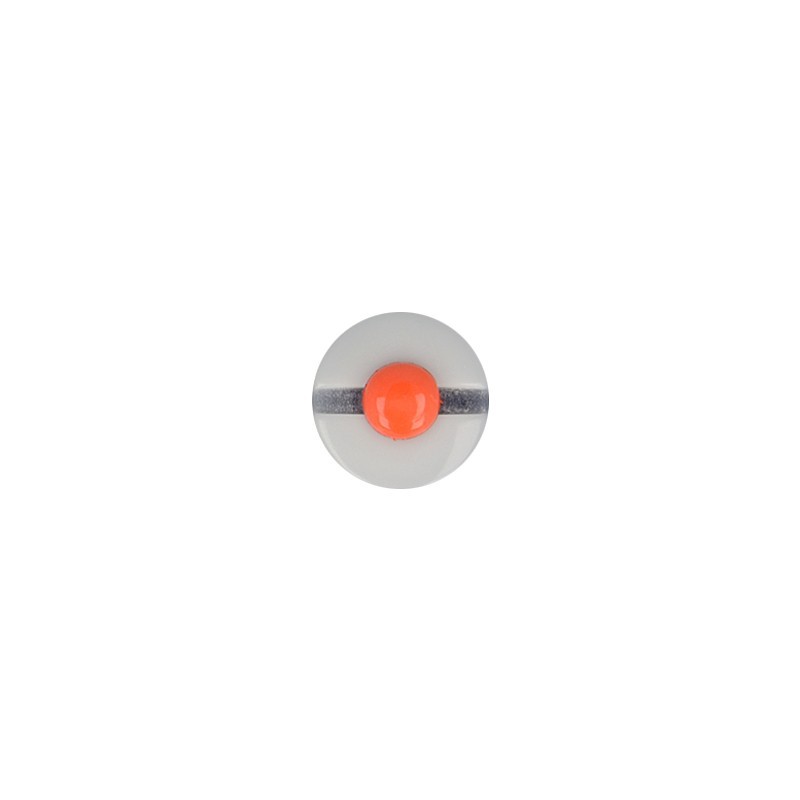 Bouton point rouge  Blanc/rouge - 