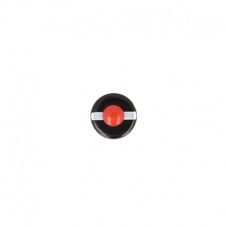 Bouton point rouge  Noir/rouge - 
