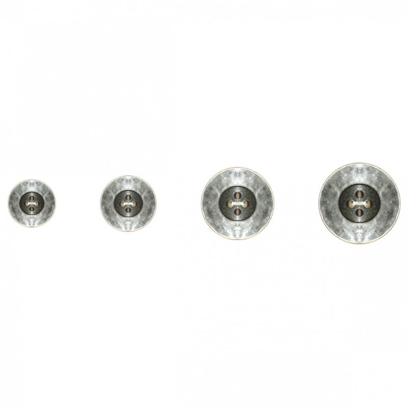 Bouton metal 4 trous