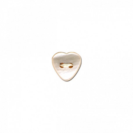 Bouton pastel coeur