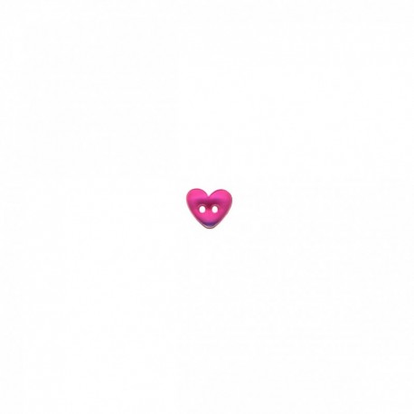 Bouton coeur transparent